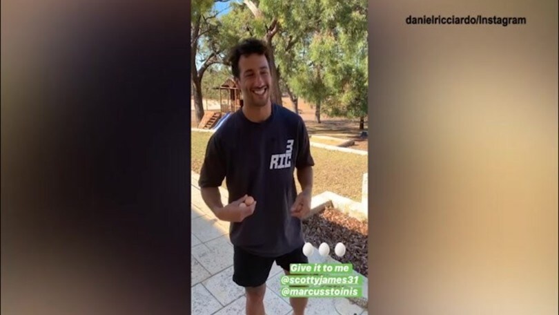 F1, Daniel Ricciardo fenomeno con le uova