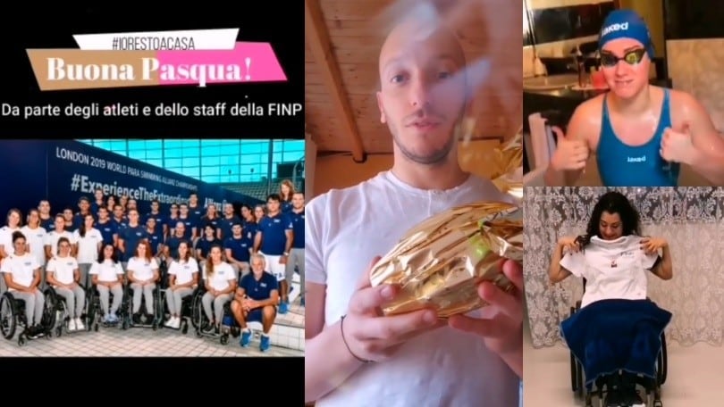 Gli auguri di buona Pasqua da tutta la nazionale di nuoto paralimpico