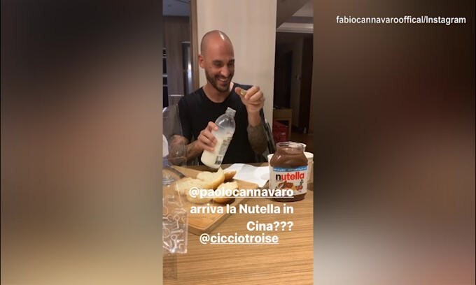 Fabio a Paolo Cannavaro: "Arriva la nutella in Cina?"