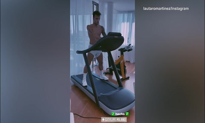 Il tapis roulant sfianca Lautaro Martinez