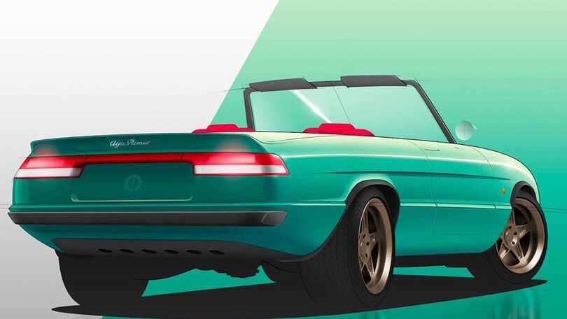 Alfa Romeo spider elettrica di Garage Italia: le immagini