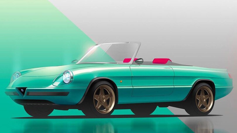 Alfa Romeo spider, la Duetto elettrica sfornata da Garage Italia
