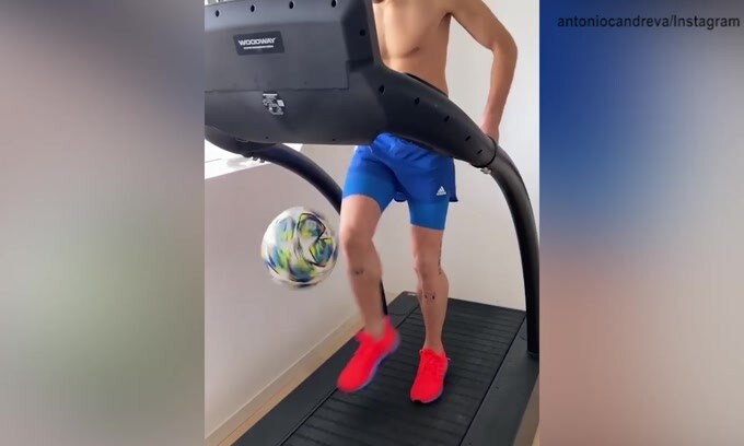 Doppio allenamento per Antonio Candreva