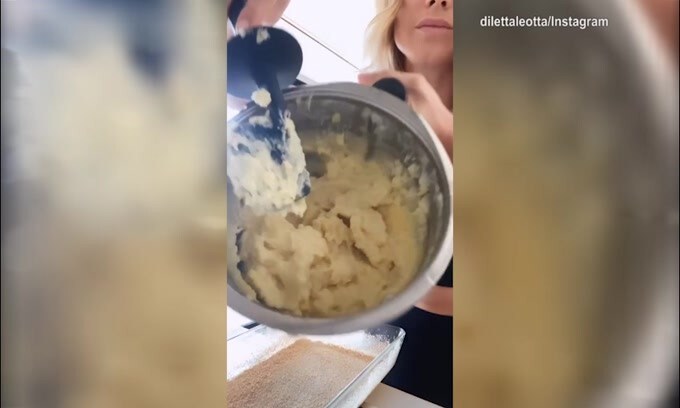 Gateau di patate per Diletta Leotta