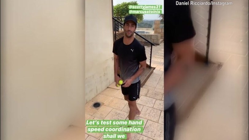 Ricciardo lancia una nuova sfida su Instagram