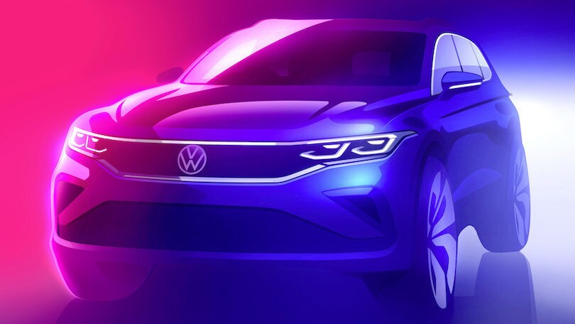Volkswagen Tiguan restyling, ecco il primo teaser