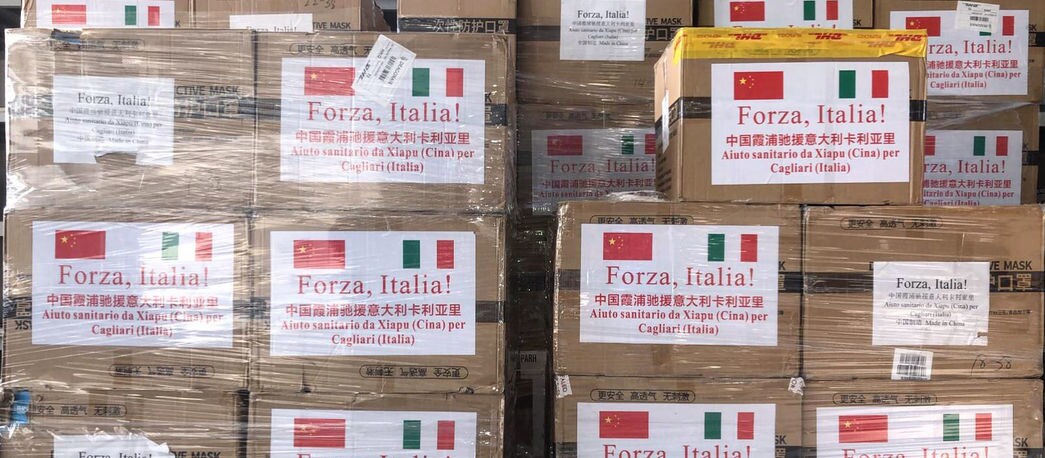 Coronavirus, Cagliari:  arrivati gli aiuti sanitari da Xiapu