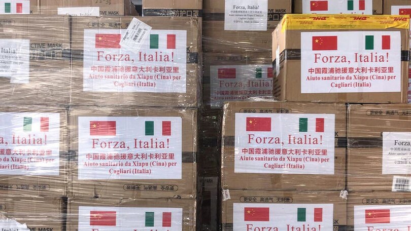Coronavirus, Cagliari:  arrivati gli aiuti sanitari da Xiapu