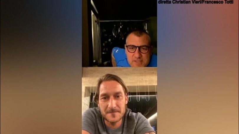 Totti: "La Roma? Si stanno facendo il segno della croce"