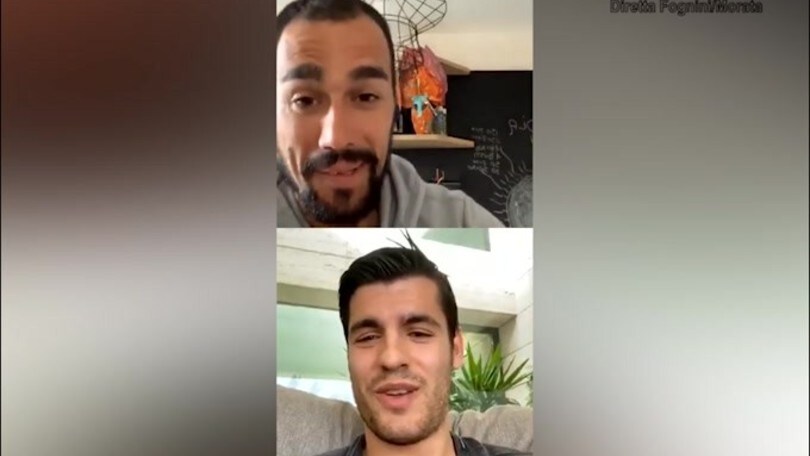 Fognini a Morata: "Futuro all'Inter? No, sto bene all'Atletico Madrid"
