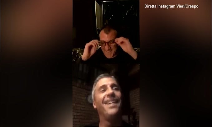 Crespo a Vieri: "Tu e Di Biagio mi dovete un adduttore"