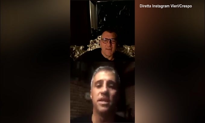 Crespo e l'esperienza alla Lazio: "Uno spettacolo"