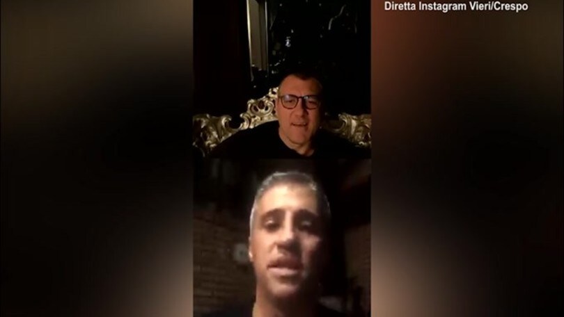 Crespo e l'esperienza alla Lazio: "Uno spettacolo"