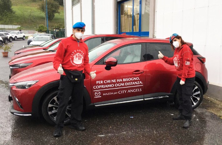 Coronavirus, Mazda: supporto a City Angels e Protezione Civile