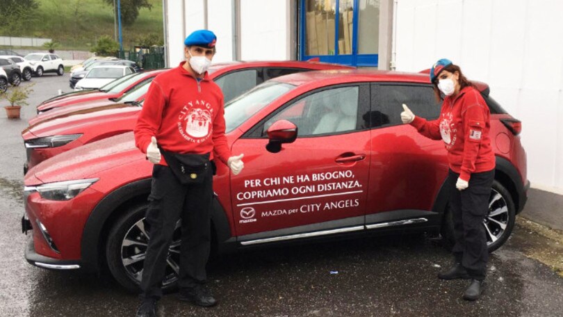 Coronavirus, Mazda: supporto a City Angels e Protezione Civile