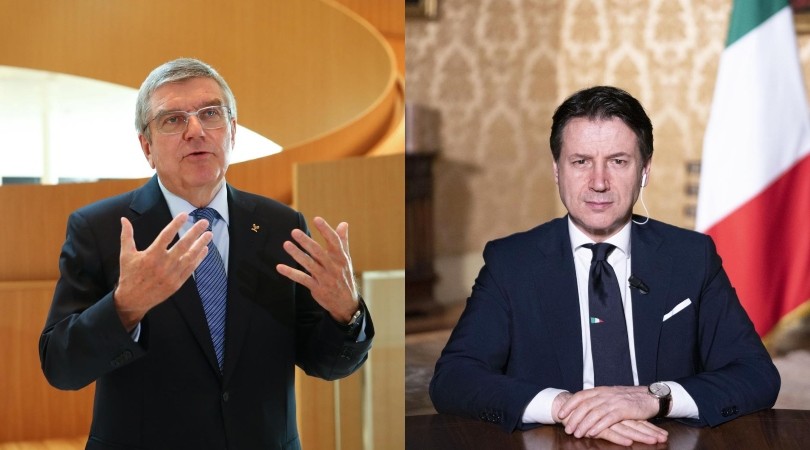 Milano-Cortina 2026, Bach si congratula con il premier Conte