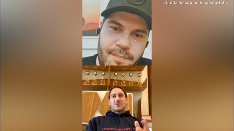 Totti: "Belli gli applausi del San Paolo"