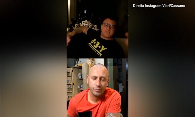 Cassano a Vieri: "Secondo te Zidane lascia il Real per la Juve?"