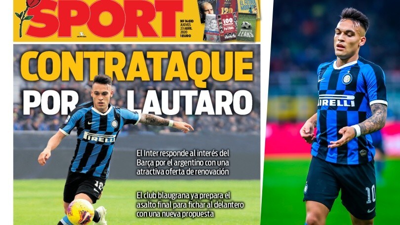 Sport: "Il Barcellona non molla Lautaro Martinez. Inter, attenta al contrattacco!"