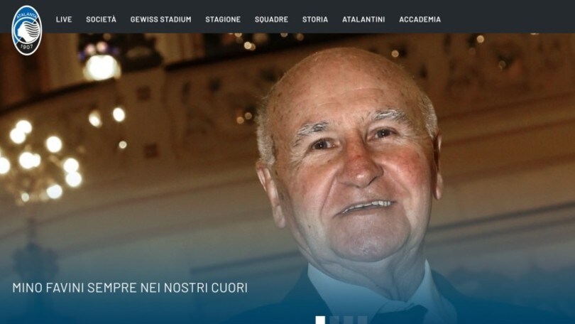 L'Atalanta ricorda Mino Favini: "Maestro indimenticabile"