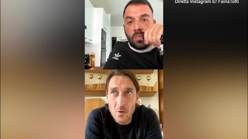 Totti: "Da piccolo avevo due opzioni: Roma o Lazio"