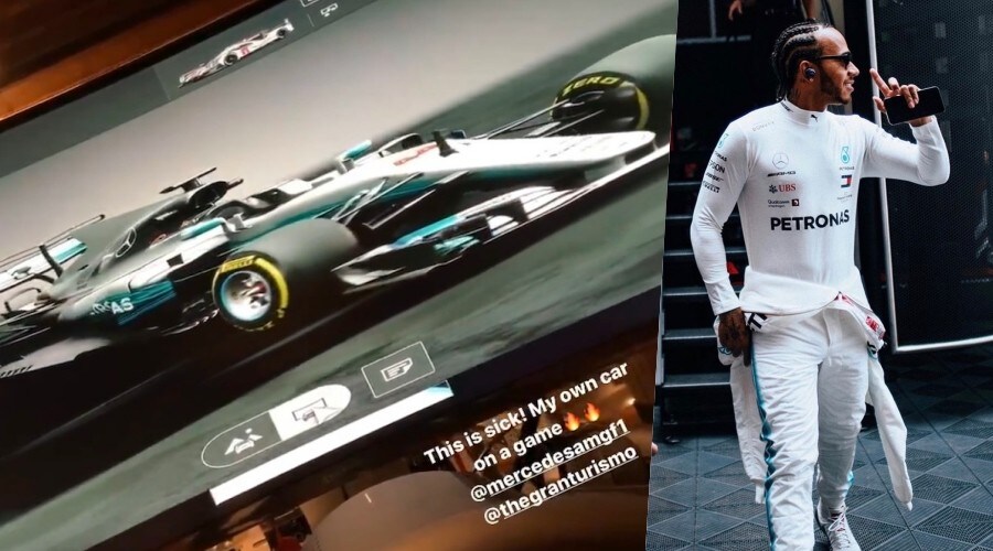 Hamilton a Gran Turismo: sfida contro se stesso