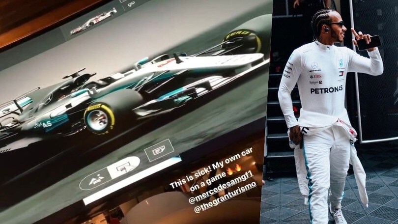 Hamilton a Gran Turismo: sfida contro se stesso