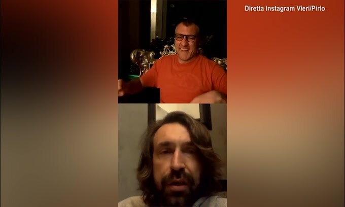 Pirlo ricorda: "Nesta si è spaccato un dito in Nazionale"