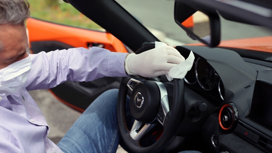 Una corretta sanificazione dell’auto riduce i rischi da coronavirus