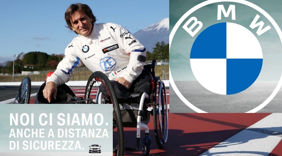 BMW e Zanardi: #InsiemePerRipartire con forza e positività