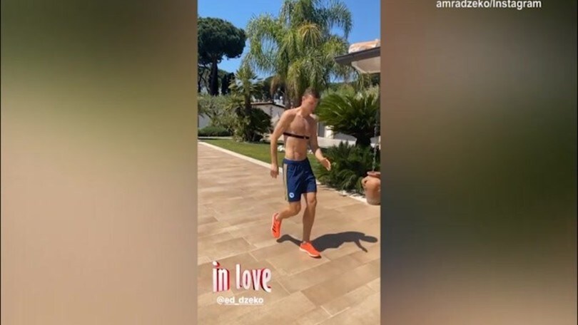 Roma, Dzeko corsa verso la ripresa