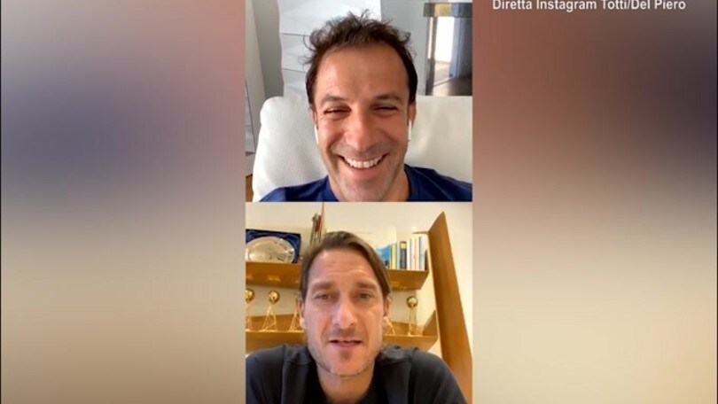 Totti e Del Piero insieme: "Entrambi in panchina con Capello"