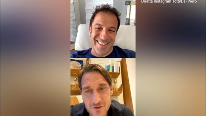 Totti a Del Piero: "Da quando Cannavaro ha vinto il pallone d'oro è stata la fine.."