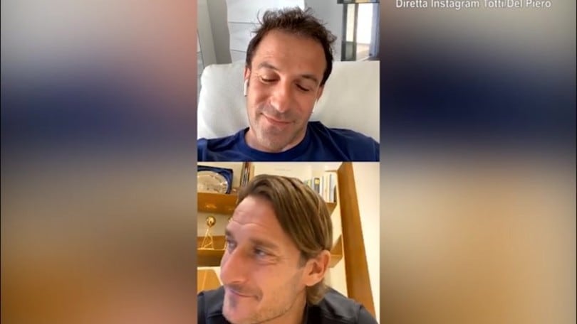 Del Piero: "Sul campo ho vinti 8 scudetti, ufficiali 6" Totti: "Io allora 12..."