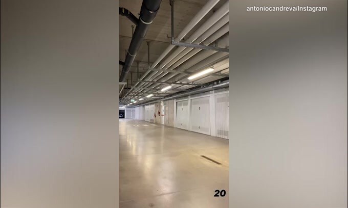 Candreva, corse nel garage di casa!