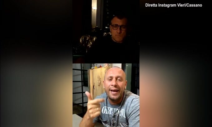 Cassano duro: "La gente muore e vogliono giocare?"