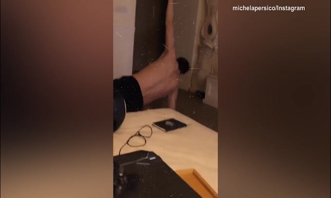 Michela Persico a letto, Rugani si allena