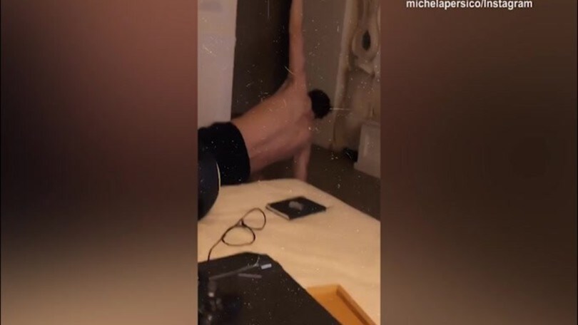 Michela Persico a letto, Rugani si allena