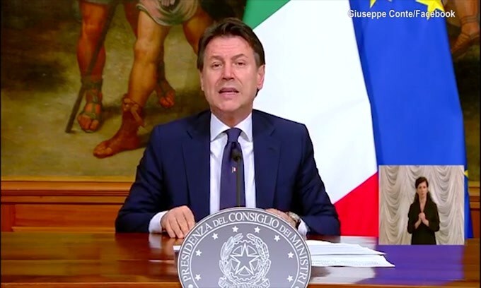 Giuseppe Conte: "Chi ama l'Italia deve mantenere le distanze"