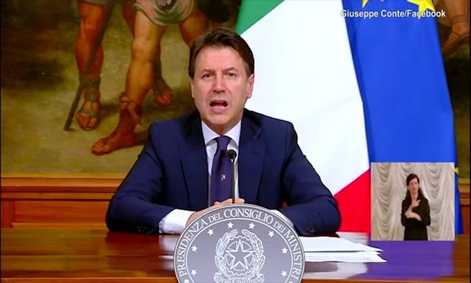 Giuseppe Conte: "Allenamenti degli sport di squadra dal 18 maggio"