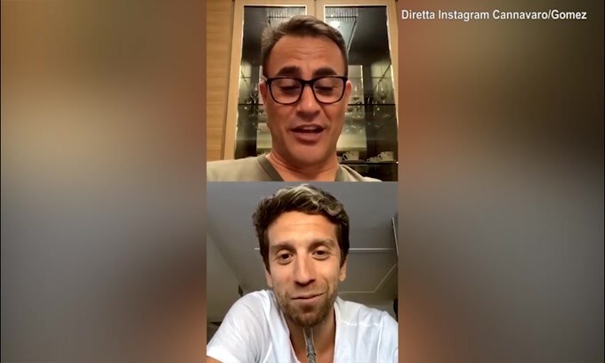 Cannavaro a Gomez: "Ti volevo portare in Cina"