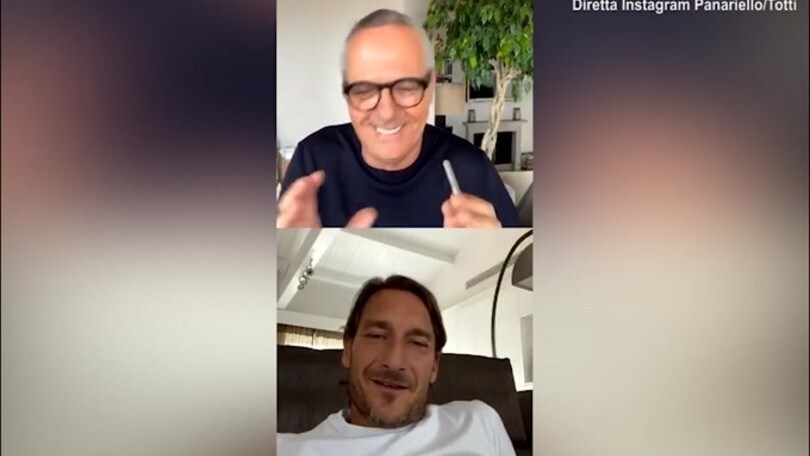 Totti: "Quarantena con Spalletti? Riapro subito gli occhi!"