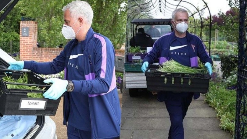 Mourinho consegna verdure: è il nuovo delivery del Tottenham