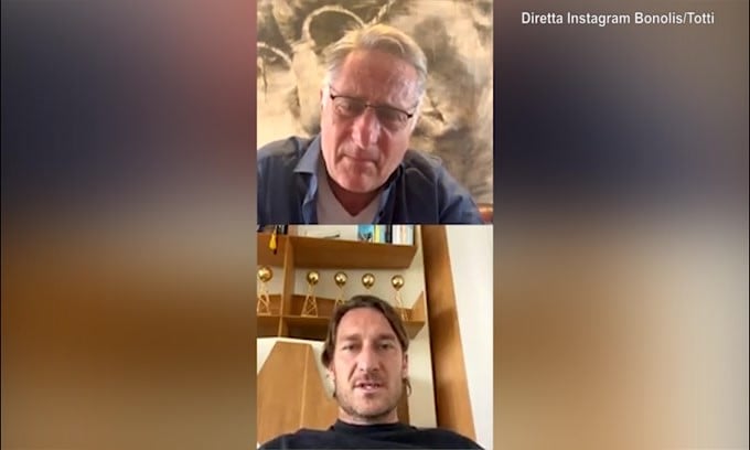 Totti: "Serie A, non sarebbe giusto riprendere"