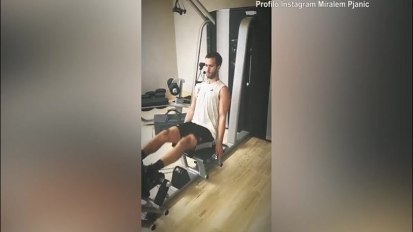 L'allenamento gambe di Pjanic