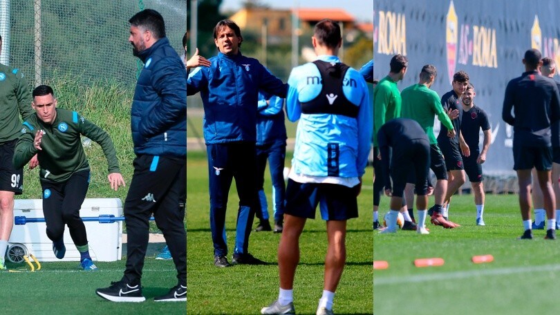 Il Napoli potrà allenarsi. Verso il sì anche per Lazio e Roma