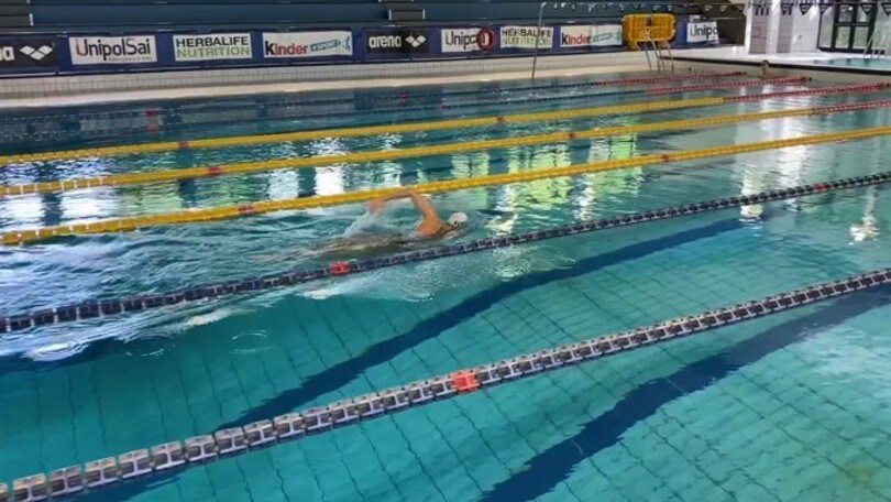 Federica Pellegrini, il primo allenamento dopo 6 settimane: "Dai, pensavo peggio"