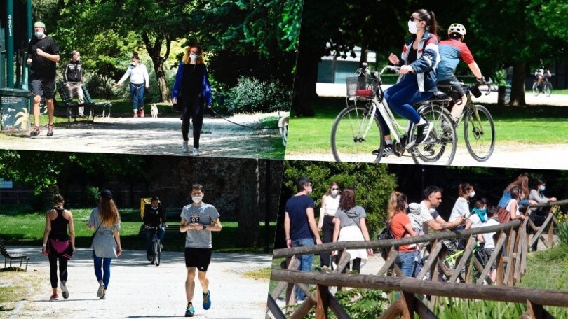 Scatta la Fase 2 a Milano: Parco Sempione si riempie