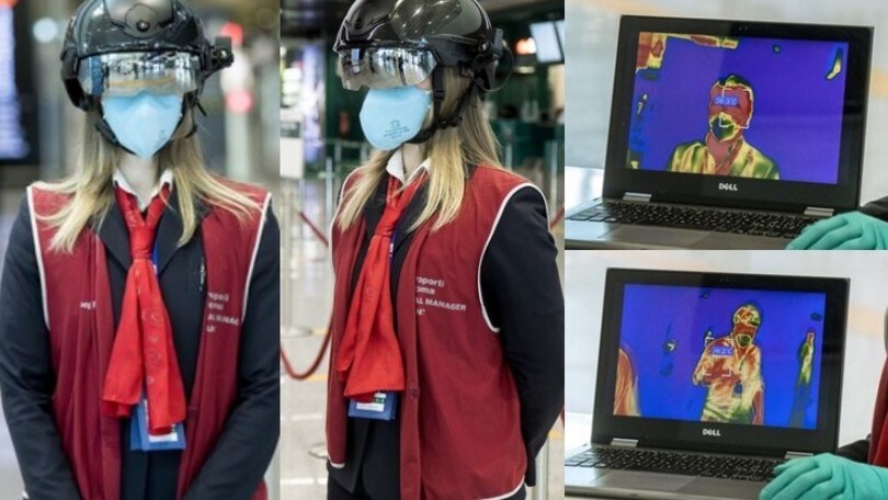 Coronavirus, novità a Fiumicino: ecco Robocop