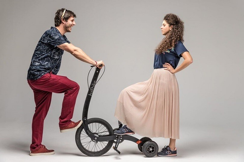 Halfbike, tre ruote ibrido per la mobilità smart